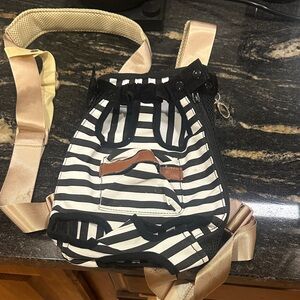 Striped Dog Carrier Backpack
